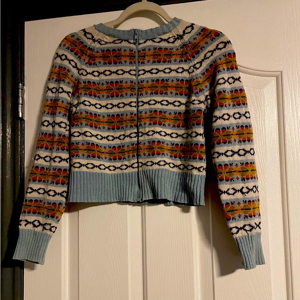 Jamie Scott Vintage Zip Up Cardigan